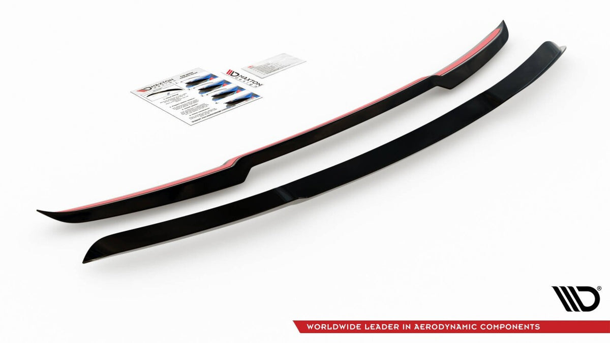 Heckspoiler Lippe passend für Ford Mustang GT Mk6 FL schwarz Hochglanz