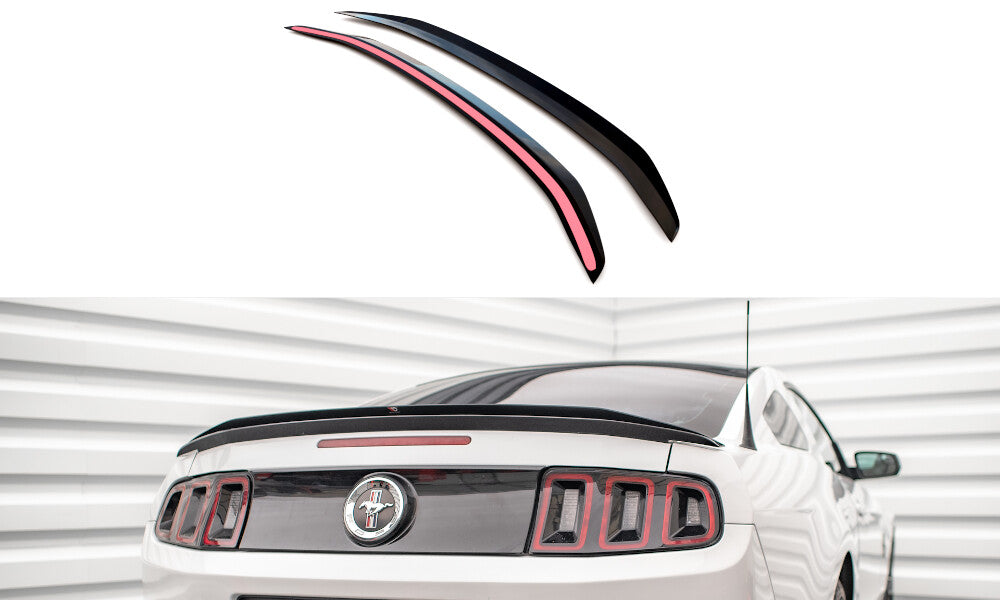 Heckspoiler Lippe passend für Ford Mustang Mk5 FL schwarz Hochglanz