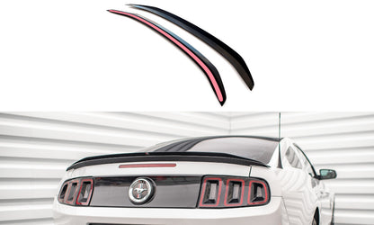 Heckspoiler Lippe passend für Ford Mustang Mk5 FL schwarz Hochglanz