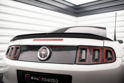 Heckspoiler Lippe passend für Ford Mustang Mk5 FL schwarz Hochglanz