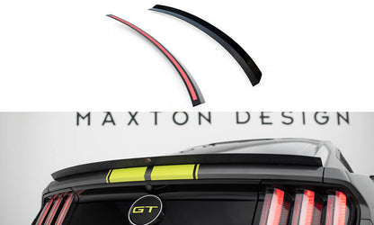 Heckspoiler Lippe passend für Ford Mustang / Mustang GT Mk6 schwarz Hochglanz