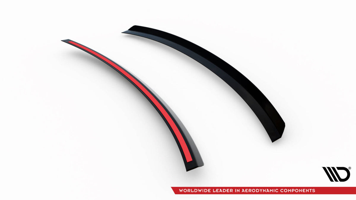 Heckspoiler Lippe passend für Ford Mustang / Mustang GT Mk6 schwarz Hochglanz