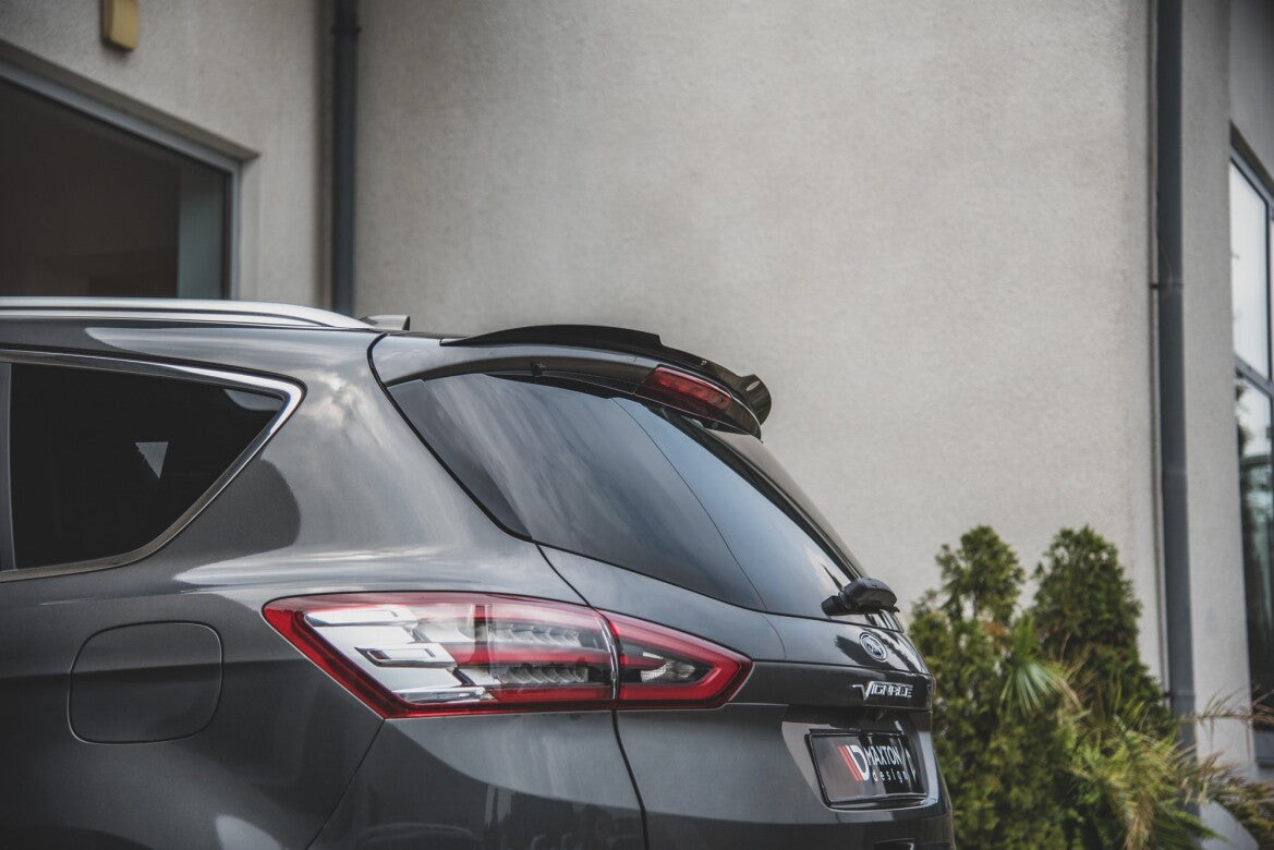 Heckspoiler Lippe passend für Ford S-Max Mk2 FL schwarz Hochglanz