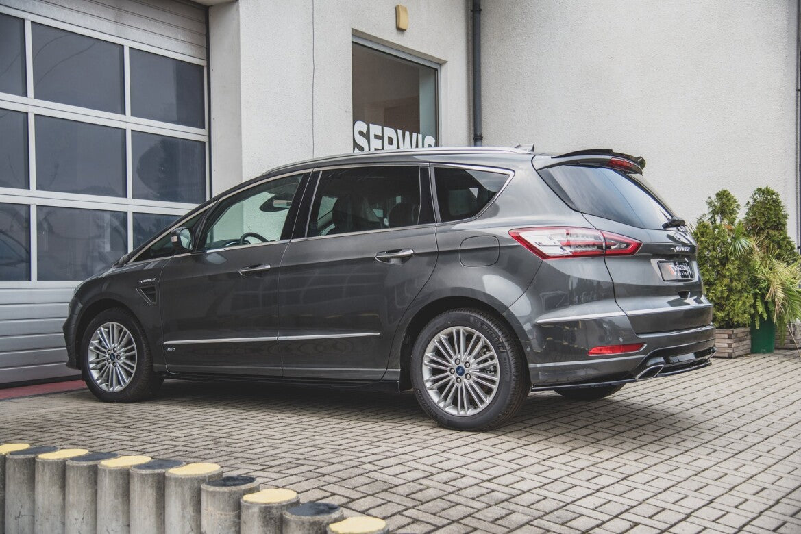 Heckspoiler Lippe passend für Ford S-Max Mk2 FL schwarz Hochglanz