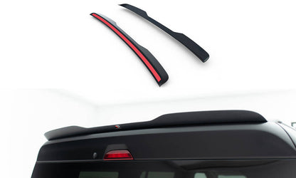 Heckspoiler Lippe passend für Ford Tourneo Courier Mk2 schwarz Hochglanz