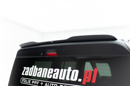 Heckspoiler Lippe passend für Ford Tourneo Courier Mk2 schwarz Hochglanz