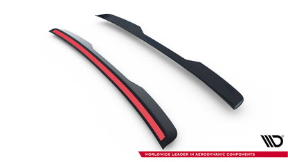 Heckspoiler Lippe passend für Ford Tourneo Courier Mk2 schwarz Hochglanz