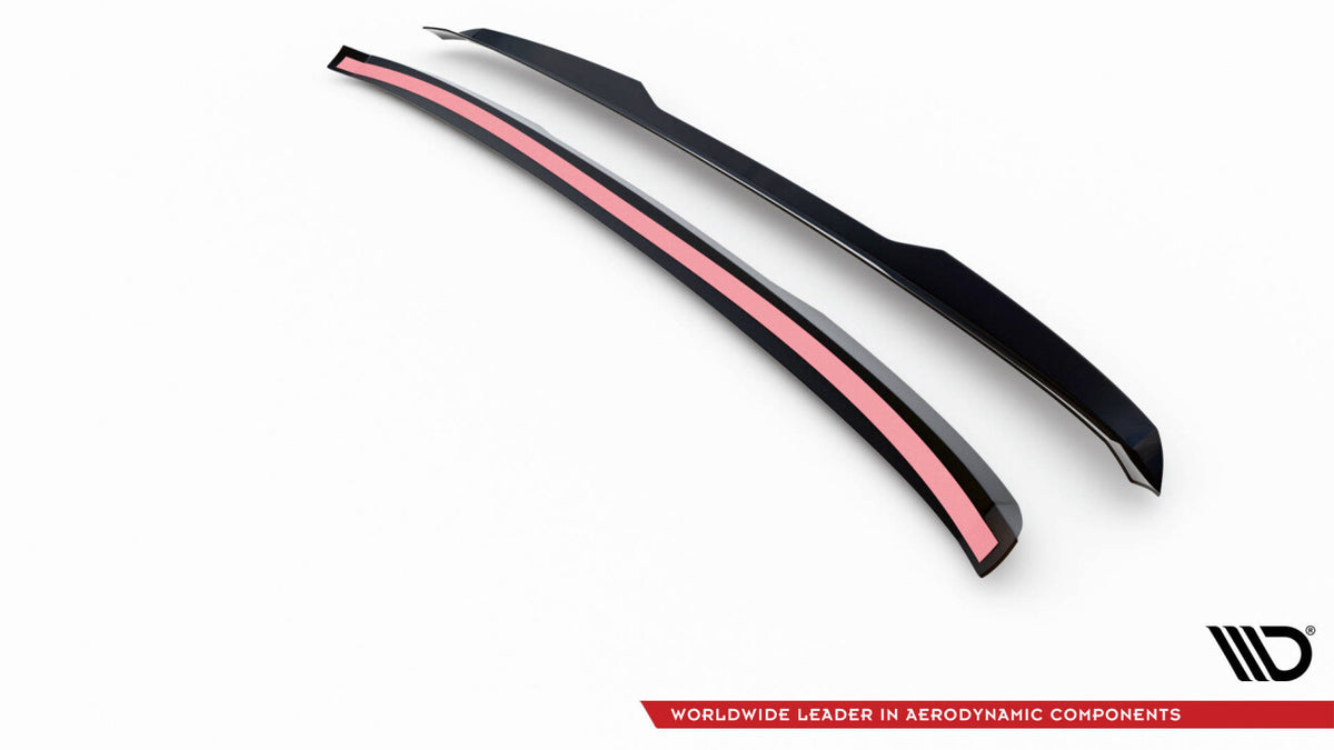 Heckspoiler Lippe passend für Ford Tourneo Custom Mk1 FL schwarz Hochglanz