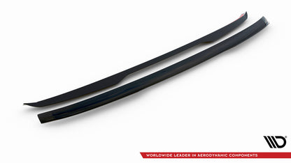 Heckspoiler Lippe passend für Ford Tourneo Custom Mk1 FL schwarz Hochglanz