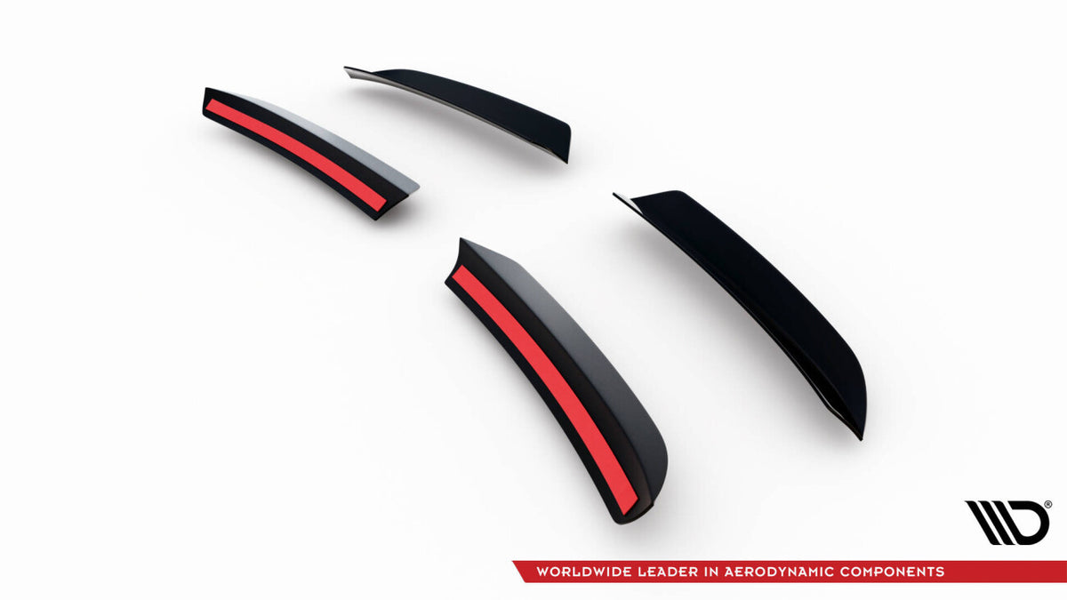 Heckspoiler Lippe passend für Ford Transit Connect Mk2 FL schwarz Hochglanz