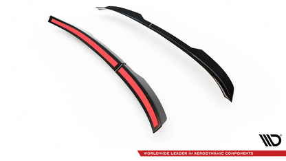 Heckspoiler Lippe passend für Ford Transit Courier Mk1 schwarz Hochglanz
