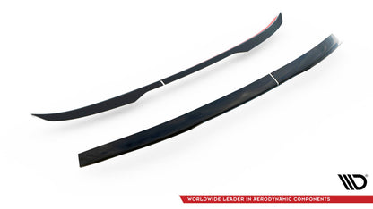 Heckspoiler Lippe passend für Ford Transit Courier Mk1 schwarz Hochglanz