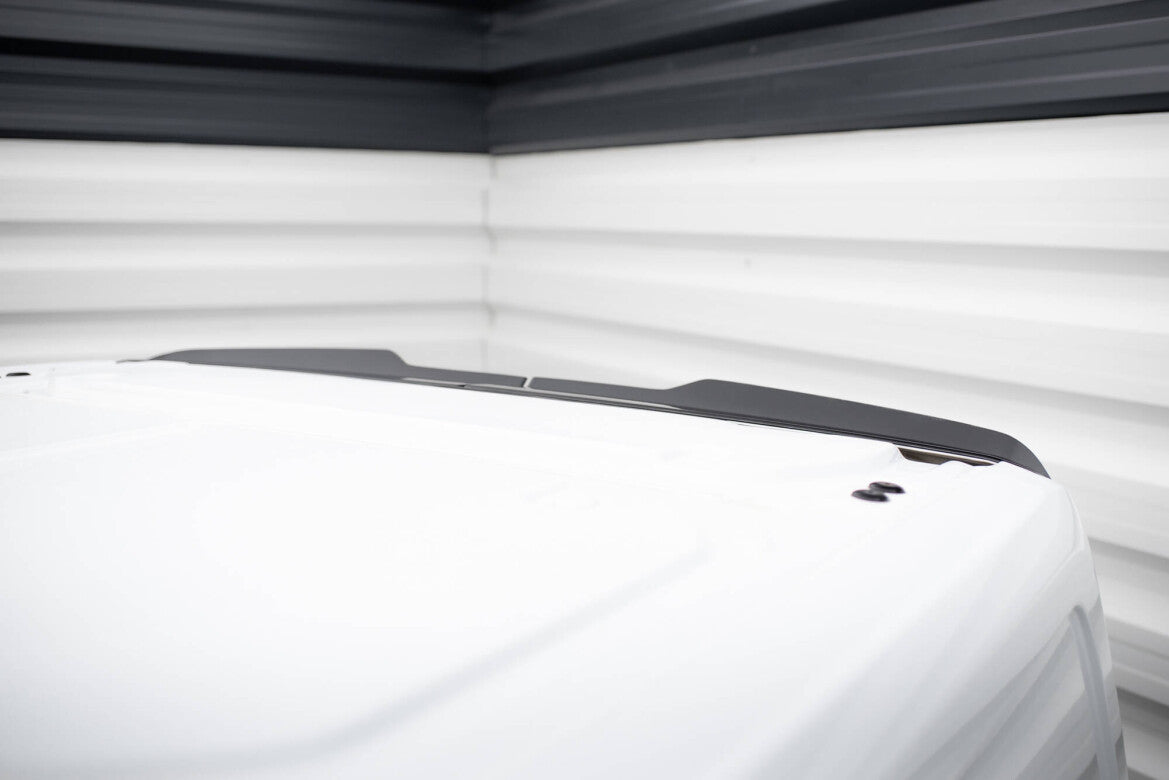 Heckspoiler Lippe passend für Ford Transit Custom Mk1 schwarz Hochglanz