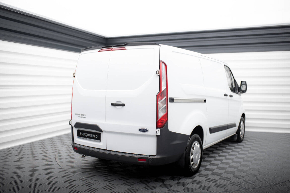 Heckspoiler Lippe passend für Ford Transit Custom Mk1 schwarz Hochglanz