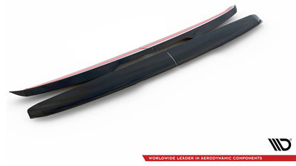 Heckspoiler Lippe passend für Ford Transit Custom Mk1 schwarz Hochglanz