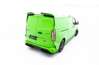 Heckspoiler Lippe passend für Ford Transit Custom MSRT Mk2 schwarz Hochglanz