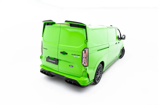 Heckspoiler Lippe passend für Ford Transit Custom MSRT Mk2 schwarz Hochglanz