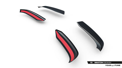 Heckspoiler Lippe passend für Ford Transit Custom MSRT Mk2 schwarz Hochglanz