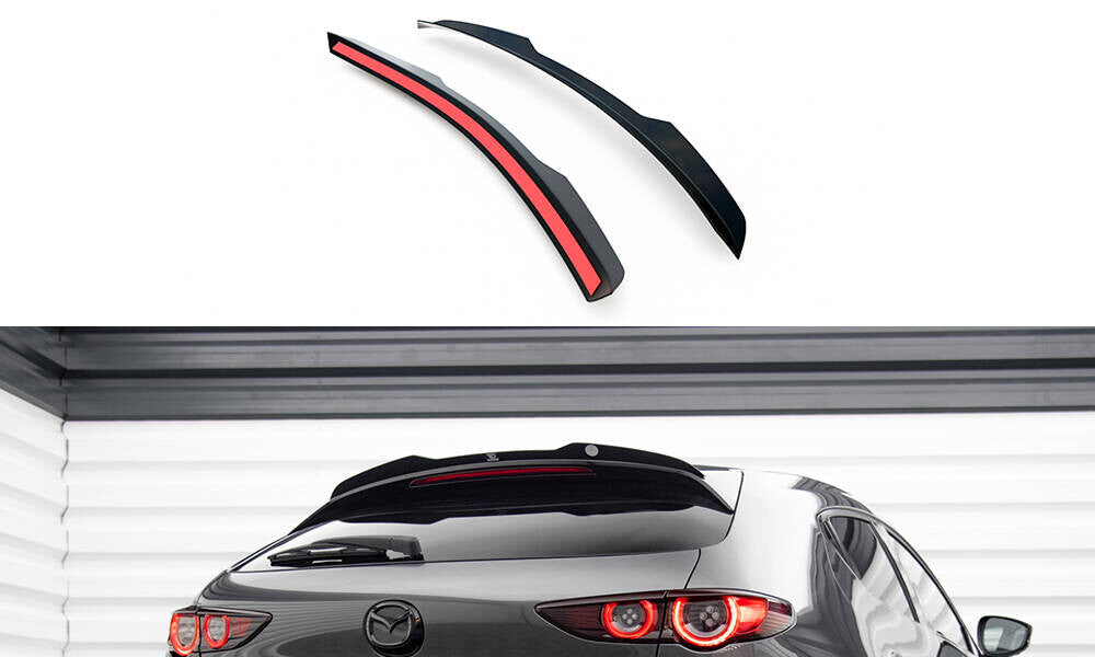 Heckspoiler Lippe passend für Mazda 3 Mk4 schwarz Hochglanz
