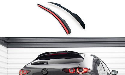 Heckspoiler Lippe passend für Mazda 3 Mk4 schwarz Hochglanz