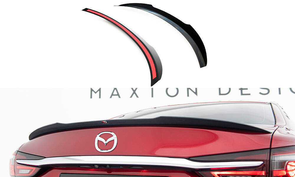 Heckspoiler Lippe passend für Mazda 6 Limousine GJ (Mk3) FL schwarz Hochglanz