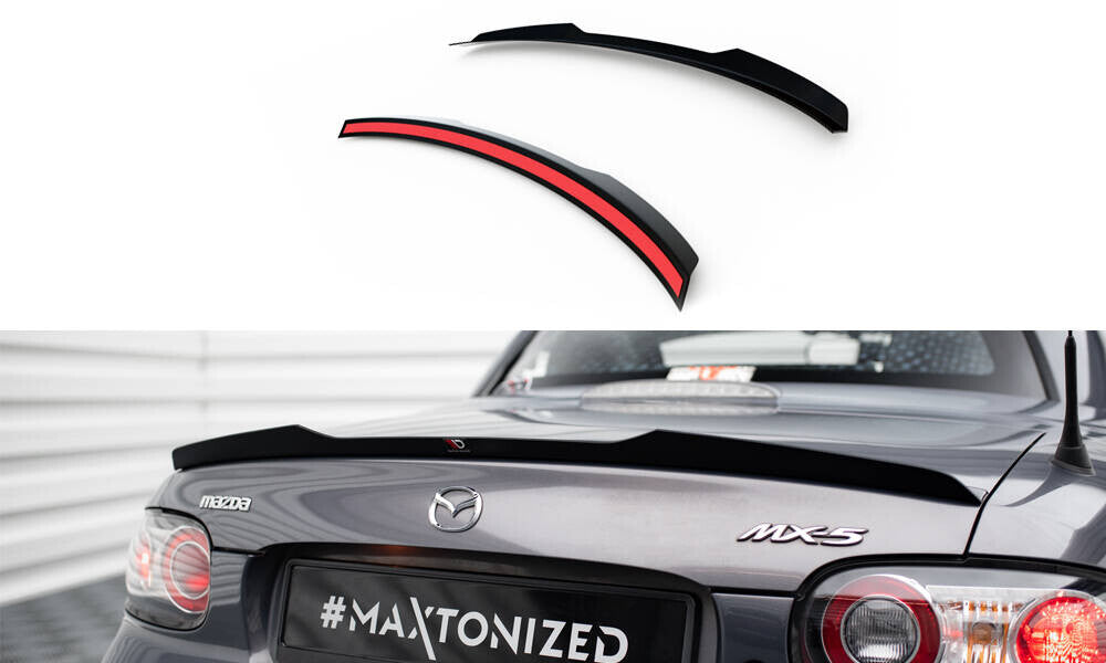 Heckspoiler Lippe passend für Mazda MX-5 Mk3 (NC) FL schwarz Hochglanz