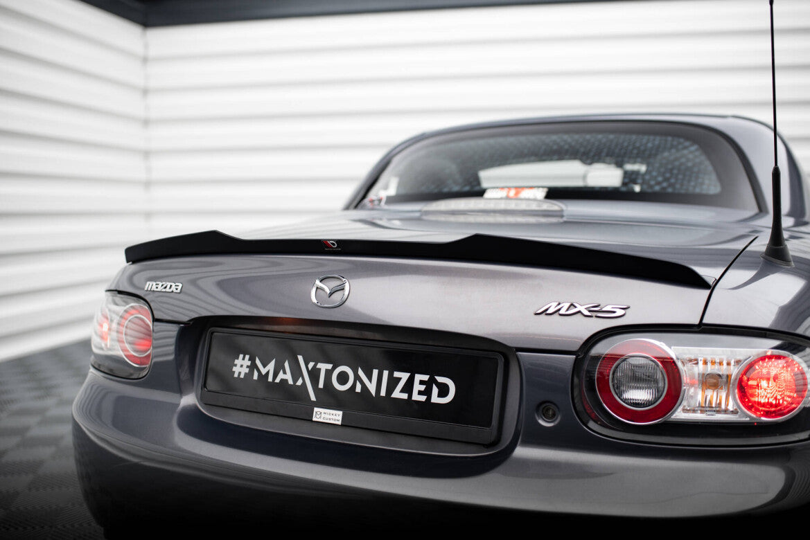 Heckspoiler Lippe passend für Mazda MX-5 Mk3 (NC) FL schwarz Hochglanz