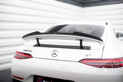 Heckspoiler Lippe passend für Mercedes-AMG GT 53 / 43 V8 Package 4 Door-Coupe X290 schwarz Hochglanz