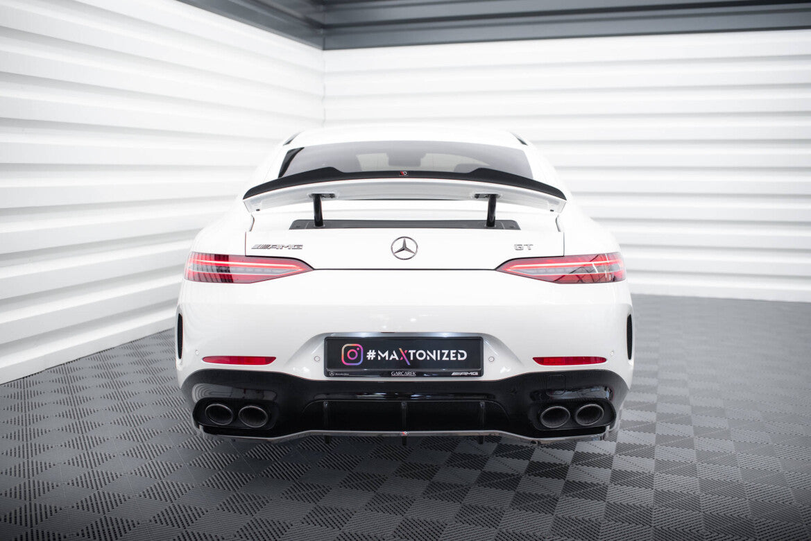 Heckspoiler Lippe passend für Mercedes-AMG GT 53 / 43 V8 Package 4 Door-Coupe X290 schwarz Hochglanz