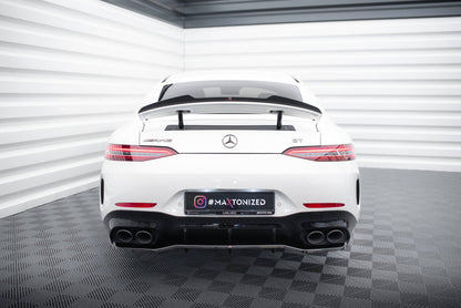 Heckspoiler Lippe passend für Mercedes-AMG GT 53 / 43 V8 Package 4 Door-Coupe X290 schwarz Hochglanz