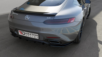Heckspoiler Lippe passend für Mercedes-AMG GT / GT S C190 FL schwarz Hochglanz