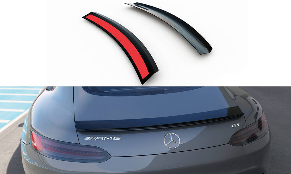Heckspoiler Lippe passend für Mercedes-AMG GT / GT S C190 FL schwarz Hochglanz