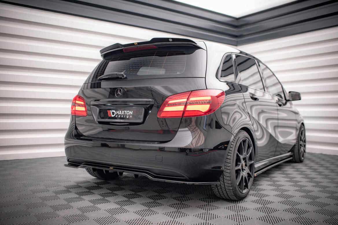 Heckspoiler Lippe passend für Mercedes B W246 FL schwarz Hochglanz