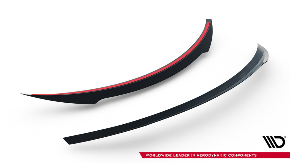 Heckspoiler Lippe passend für Mercedes- Benz C Coupe AMG-Line C205 schwarz Hochglanz