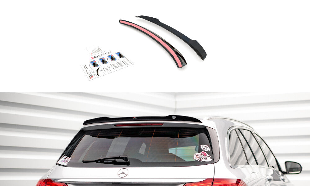 Heckspoiler Lippe passend für Mercedes C Kombi S205 schwarz Hochglanz