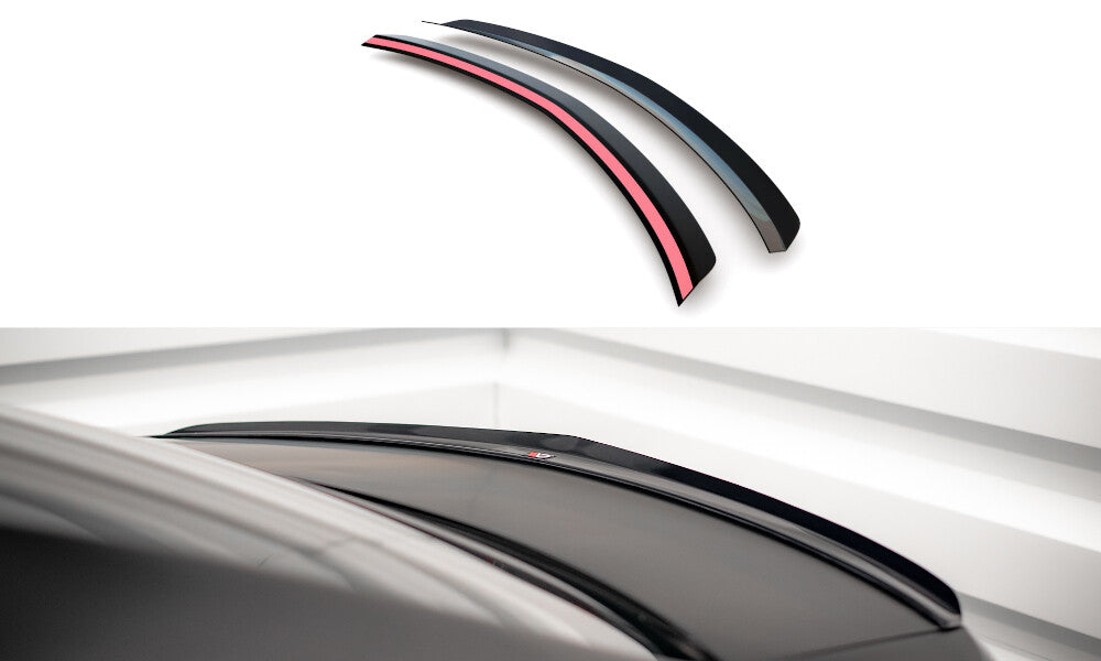 Heckspoiler Lippe passend für Mercedes C Limousine W204 / C Coupe C204 schwarz Hochglanz