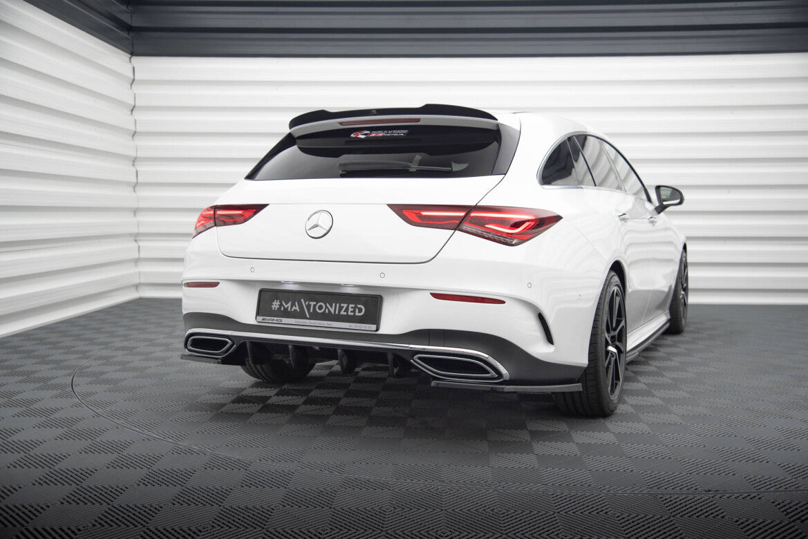 Heckspoiler Lippe passend für Mercedes CLA Shooting Brake AMG-Line (X118) schwarz Hochglanz