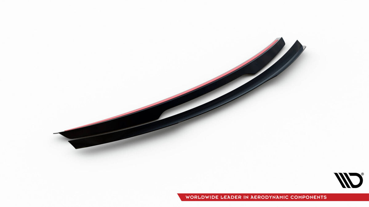 Heckspoiler Lippe passend für Mercedes CLK Cabriolet A209 schwarz Hochglanz