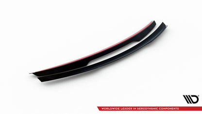 Heckspoiler Lippe passend für Mercedes CLK Cabriolet A209 schwarz Hochglanz