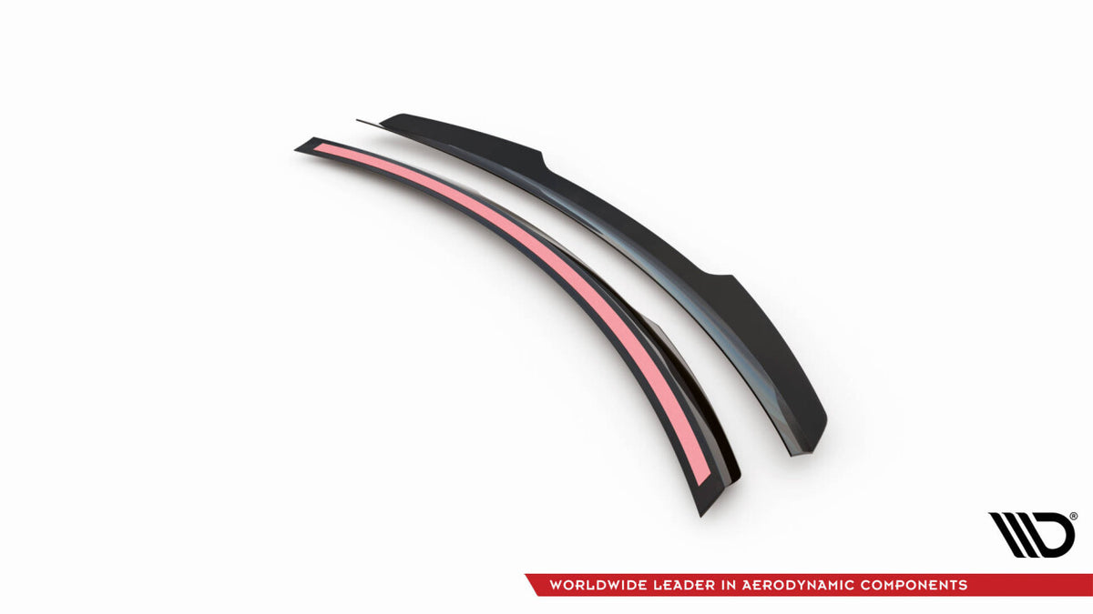 Heckspoiler Lippe passend für Mercedes CLK Cabriolet A209 schwarz Hochglanz