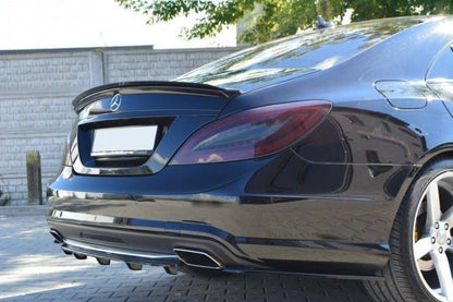 Heckspoiler Lippe passend für Mercedes CLS AMG Line / 63 AMG C218 schwarz Hochglanz