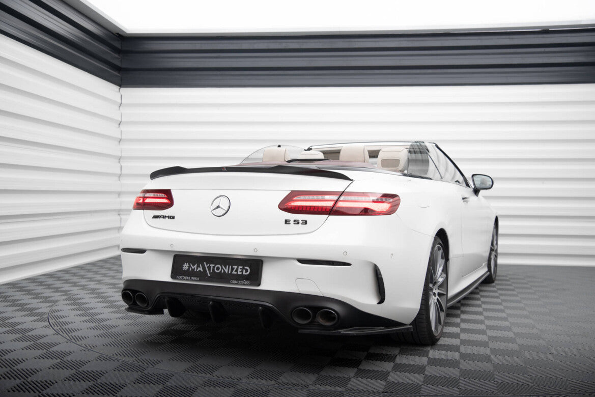 Heckspoiler Lippe passend für Mercedes E Cabriolet AMG-Line / E53 AMG A238 schwarz Hochglanz
