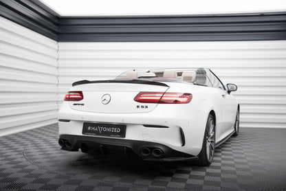 Heckspoiler Lippe passend für Mercedes E Cabriolet AMG-Line / E53 AMG A238 schwarz Hochglanz