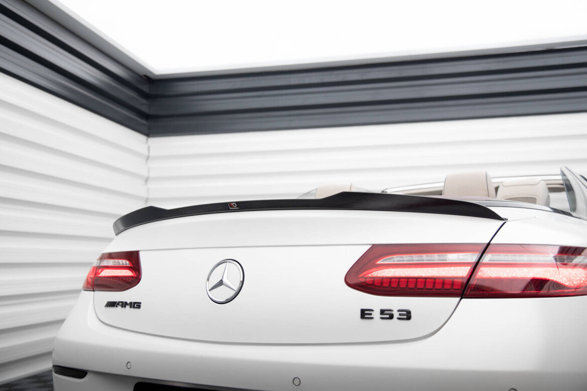 Heckspoiler Lippe passend für Mercedes E Cabriolet AMG-Line / E53 AMG A238 schwarz Hochglanz