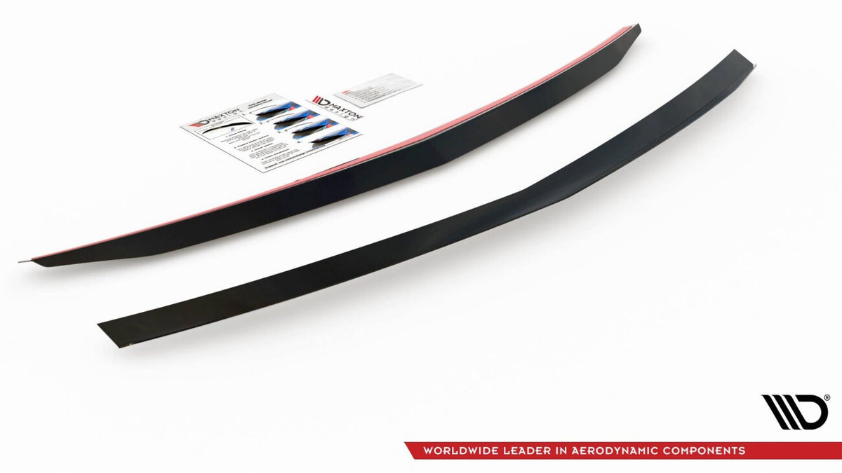 Heckspoiler Lippe passend für Mercedes E63 AMG / AMG-Line / Standard Limousine W212 FL schwarz Hochglanz