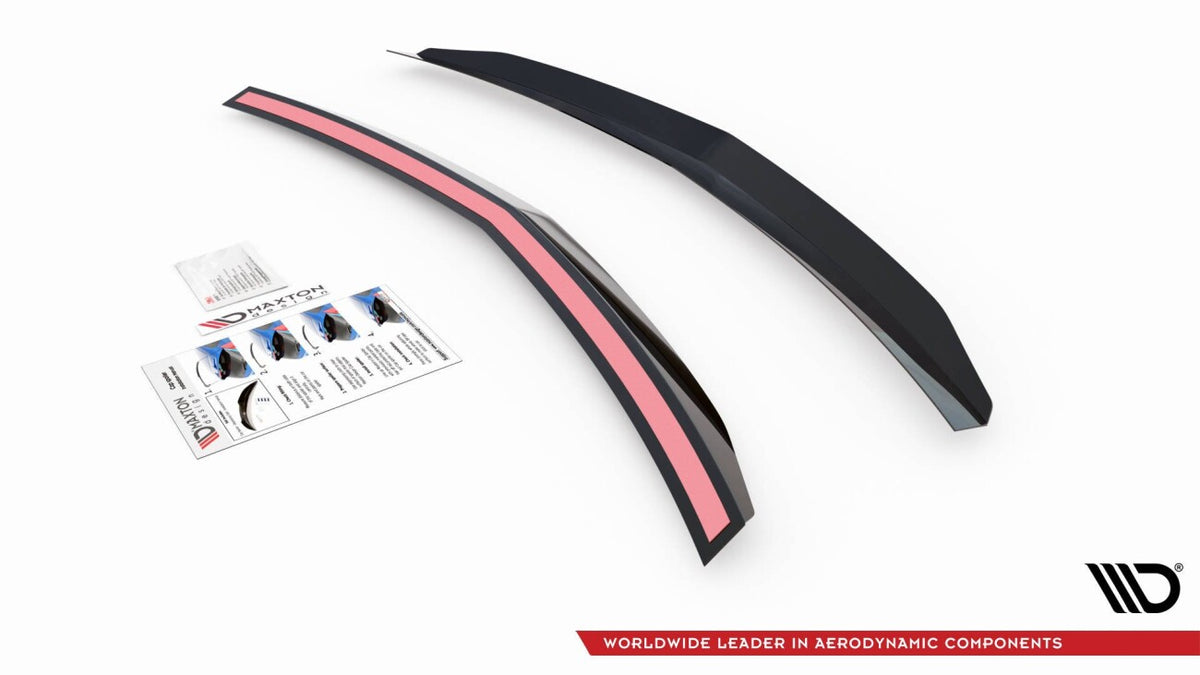 Heckspoiler Lippe passend für Mercedes E63 AMG / AMG-Line / Standard Limousine W212 FL schwarz Hochglanz