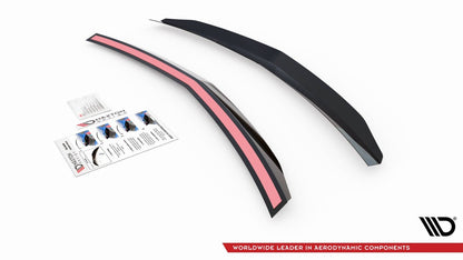Heckspoiler Lippe passend für Mercedes E63 AMG / AMG-Line / Standard Limousine W212 FL schwarz Hochglanz