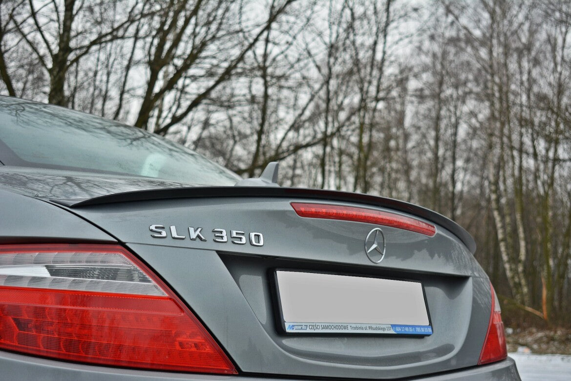 Heckspoiler Lippe passend für Mercedes SLK R172 schwarz Hochglanz