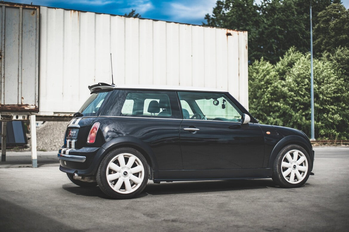 Heckspoiler Lippe passend für Mini Cooper / One R50 schwarz Hochglanz