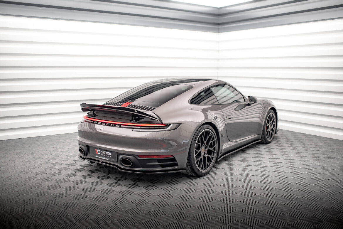 Heckspoiler Lippe passend für Porsche 911 Carrera 4S 992 schwarz Hochglanz